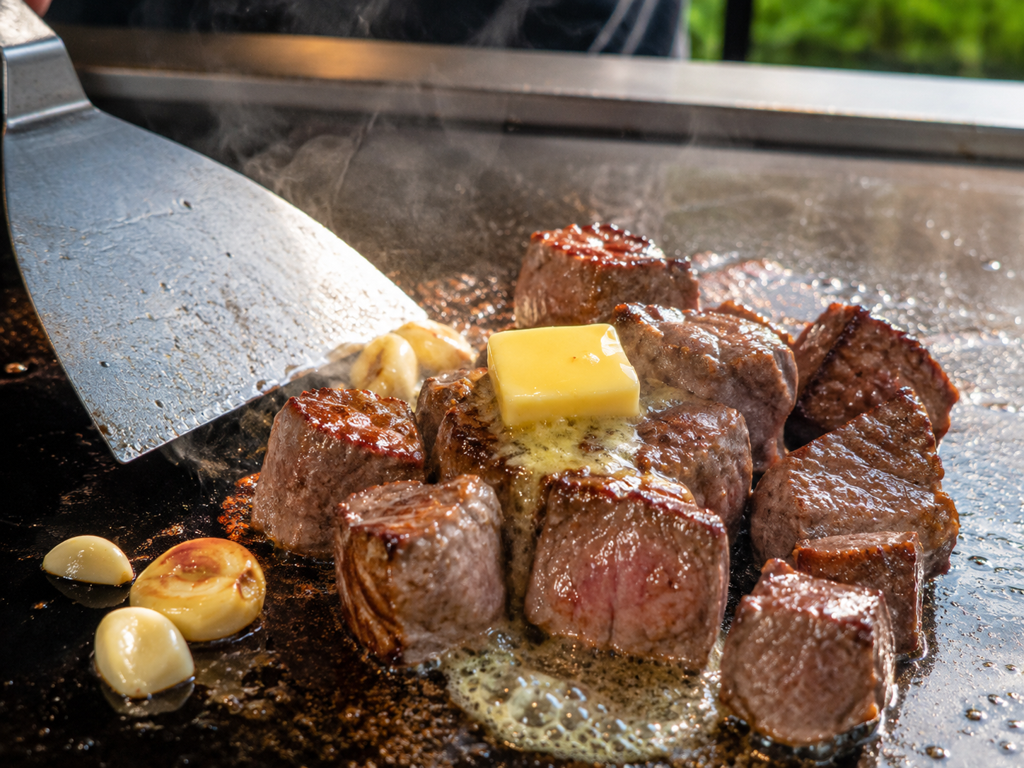 Seared hibachi steak