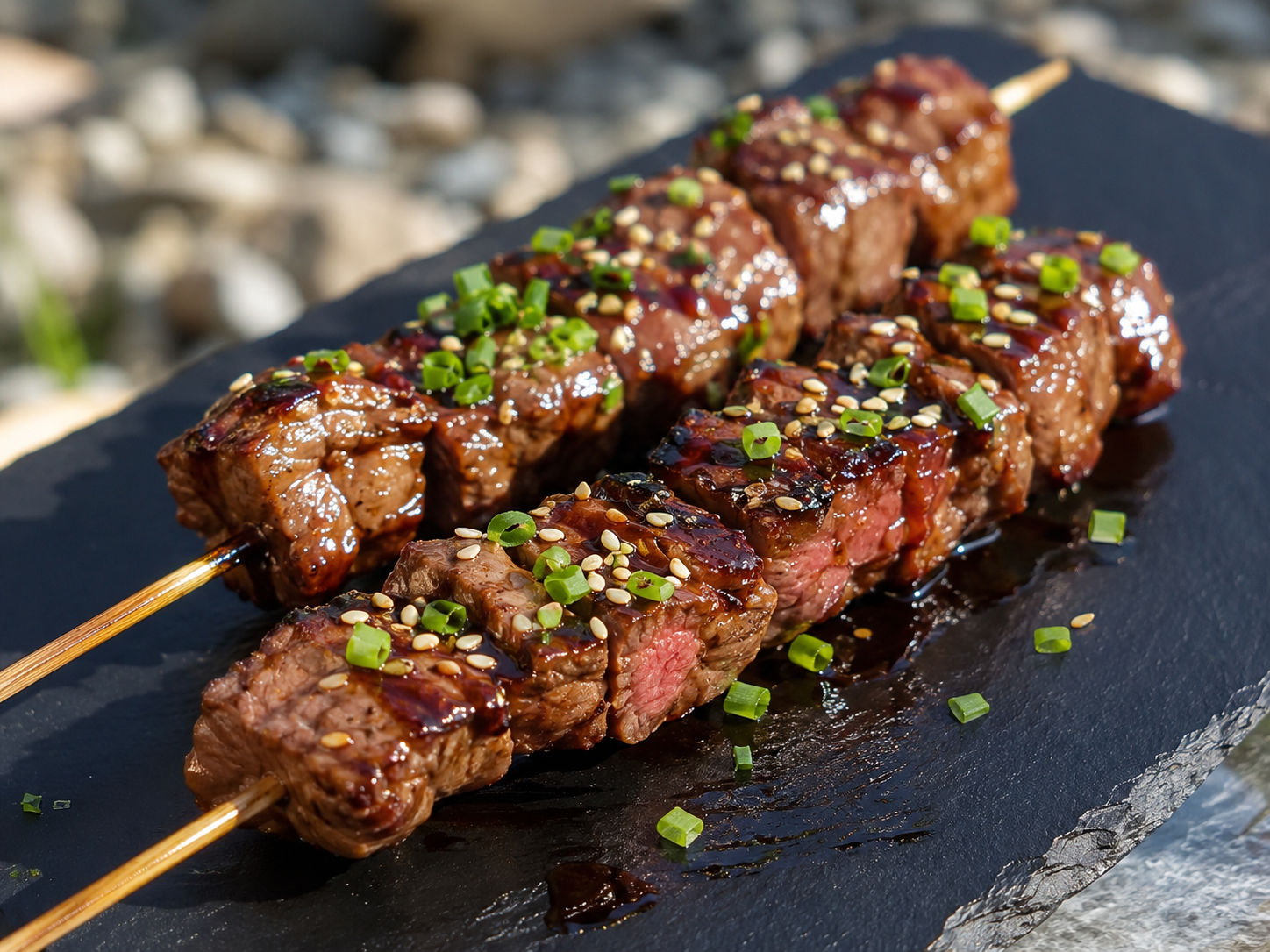Beef skewers